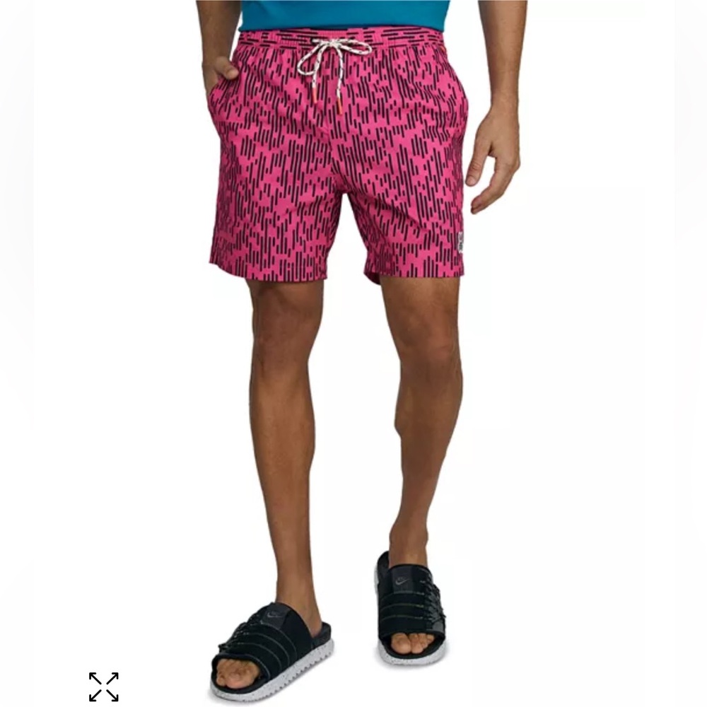 Psycho Bunny Carson Broken Stripe Swim Trunks Men’s Size XL